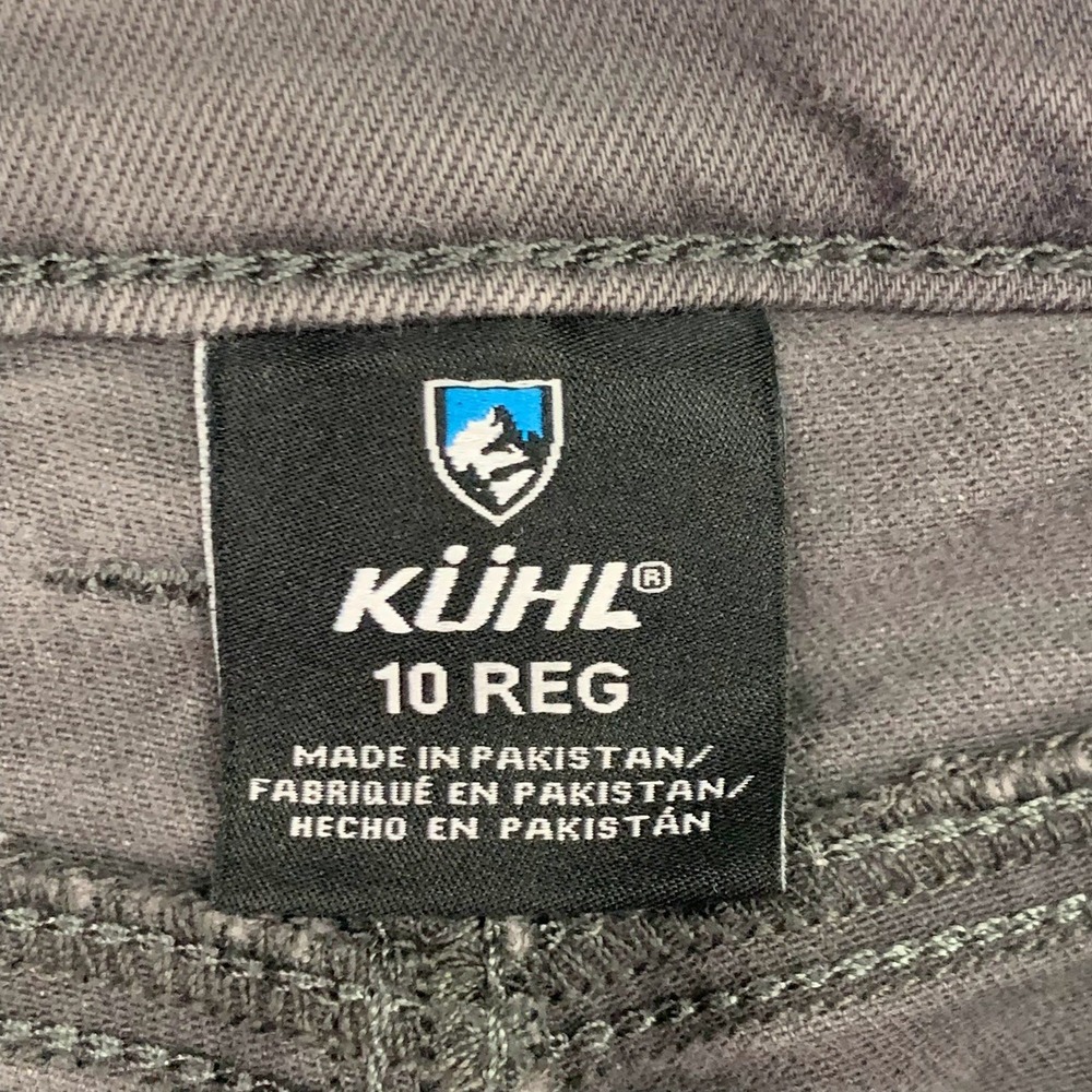 Kuhl Womens Kontour Skinny Pants Charcoal Stretch Outdoor Hiking Utility Size 10 - Picture 9 of 16